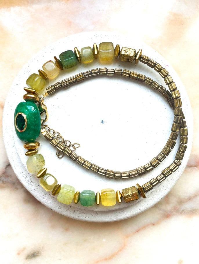 Collier - Amélie - Vert