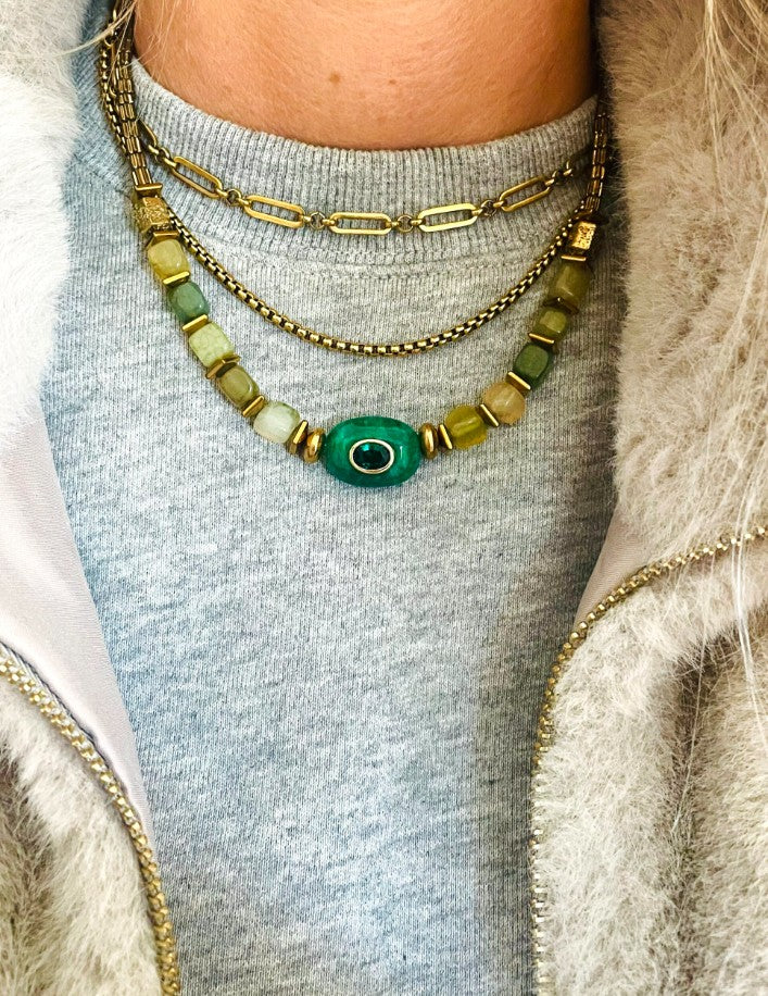 Collier - Amélie - Vert