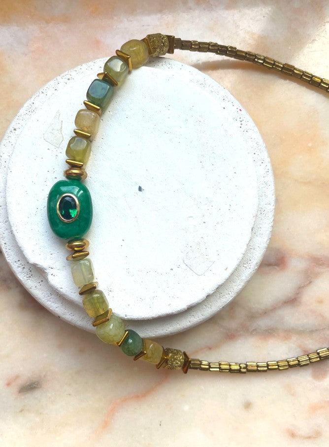 Collier - Amélie - Vert