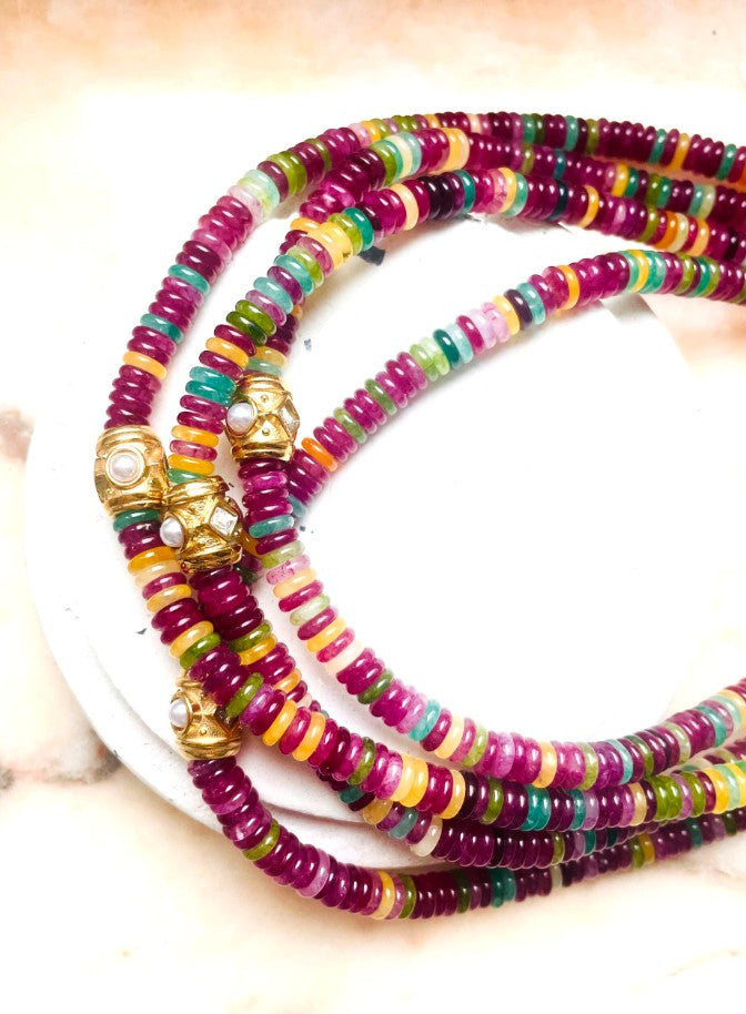 Collier - Isha - Prune