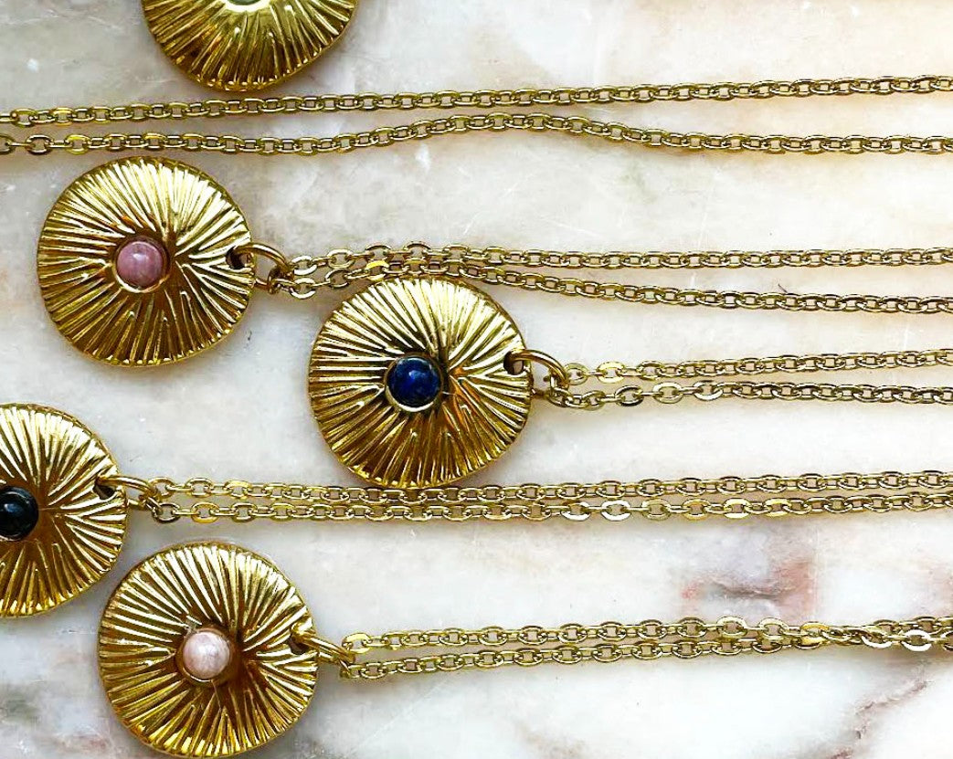 Collier - Orphée - bleu