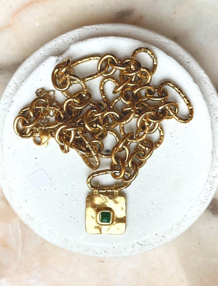 Collier - Ruby - vert