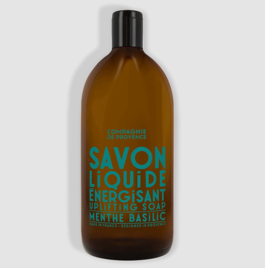Recharge Savon Liquide de Marseille - Menthe Basilic - 1L