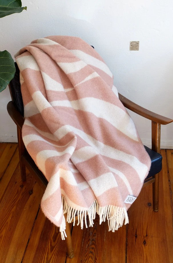 Wool blanket - Bold - Rosestone