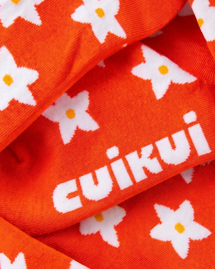 Chaussettes - White Flowers
