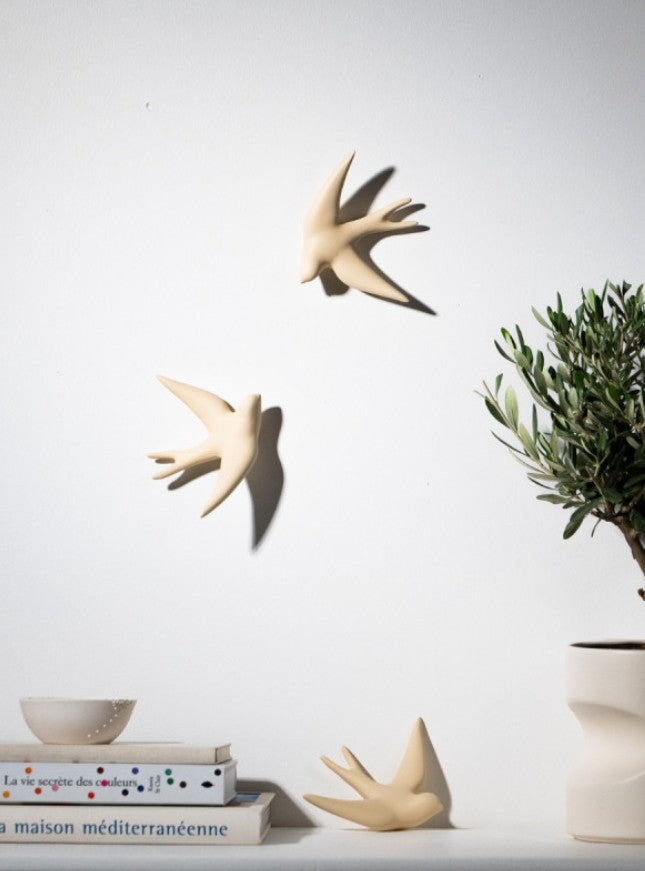Décoration murale hirondelle - beurre