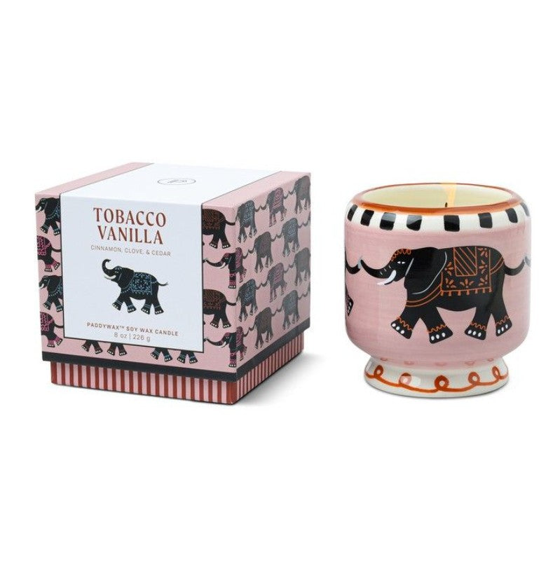 Bougie en céramique - A dopo - Elephant - 226g - Tobacco Vanilla