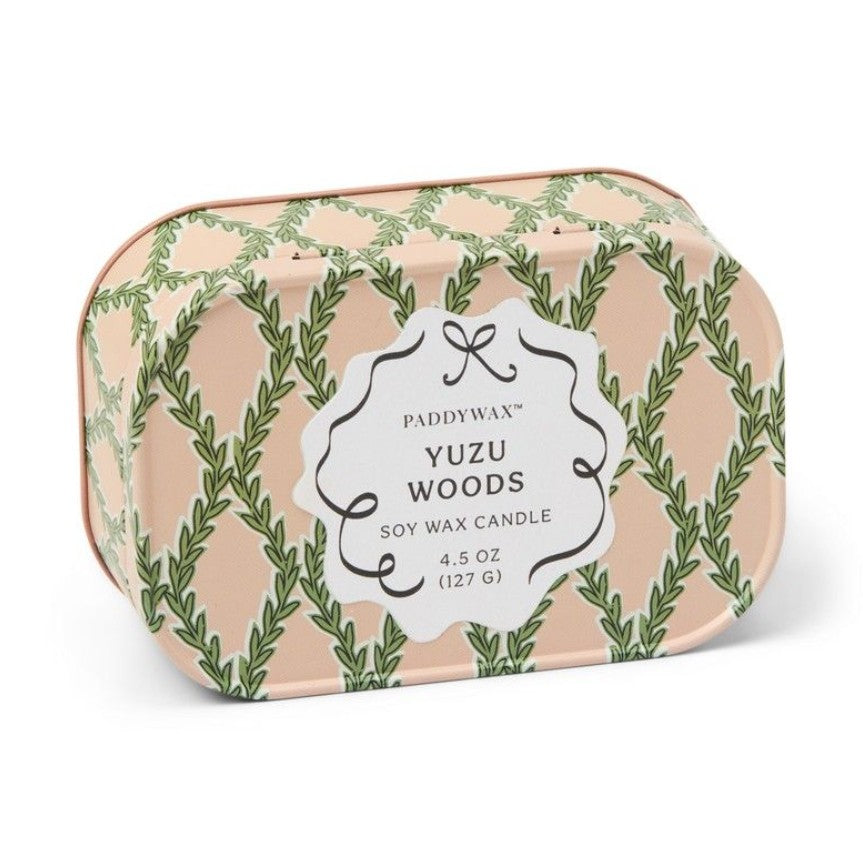 Bougie dans boîte métallique - Chérie - 127g - Yuzu woods