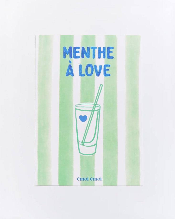 Affiche A4 - Menthe à love