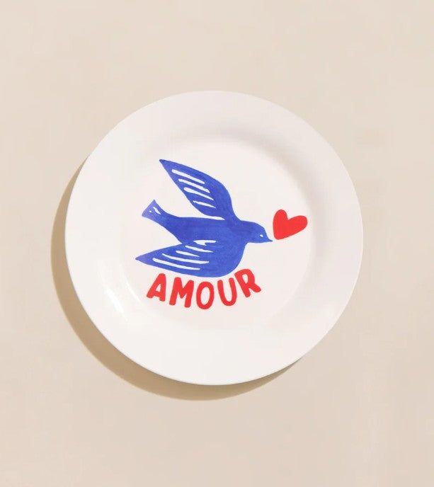 Assiette - Amour Oiseau