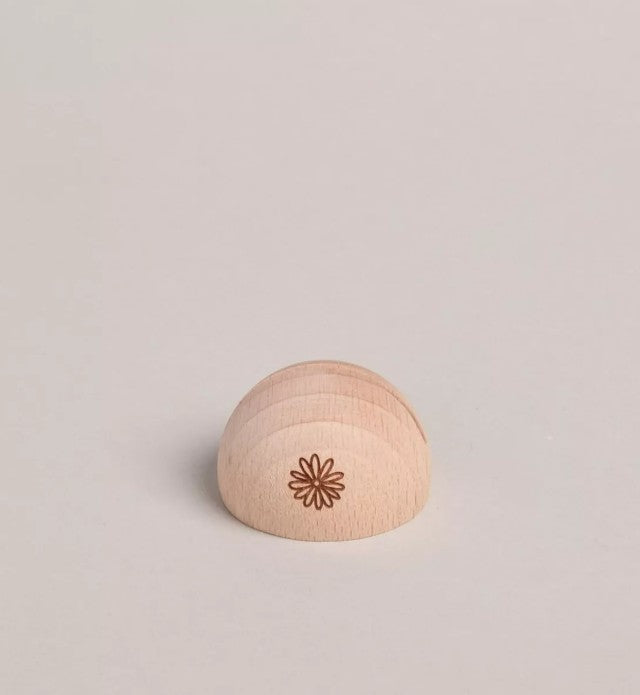 Porte carte - Demi-cercle - marguerite
