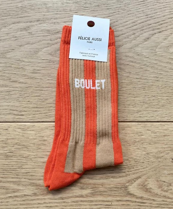 Chaussettes - Boulet - orange sable - 36/40