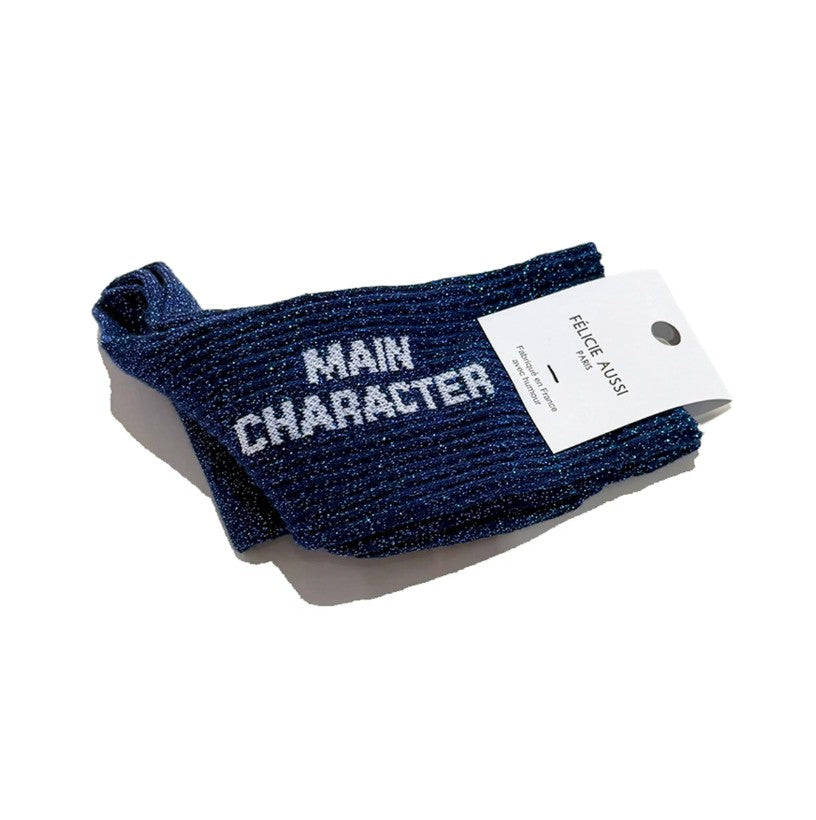Chaussettes - main character - paillettes comète - 36/40