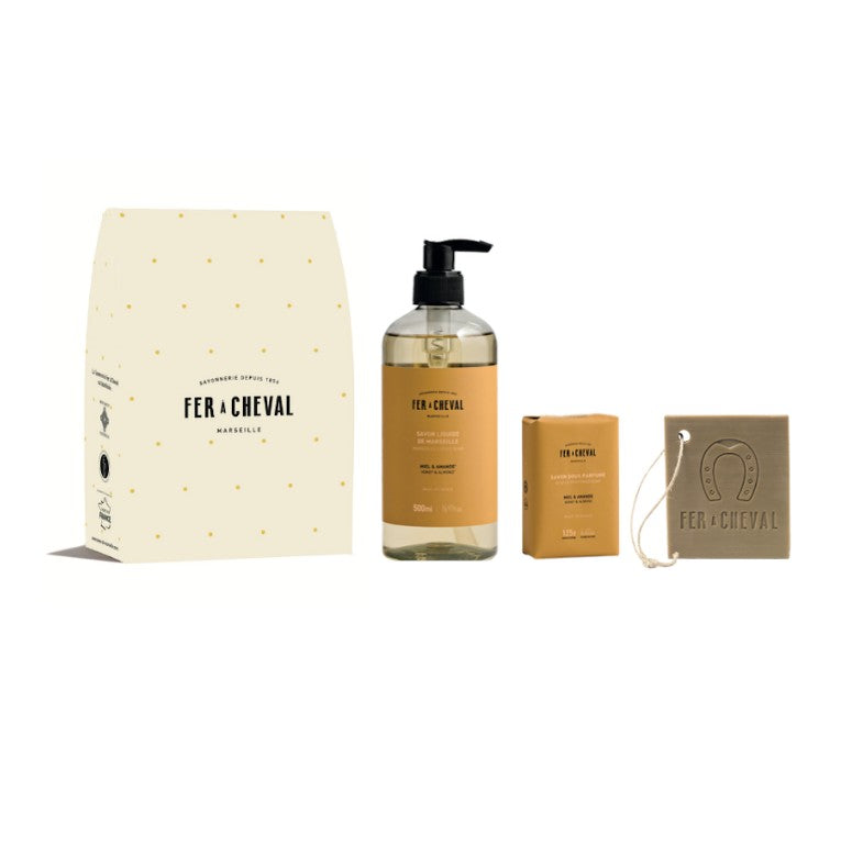 Coffret Noel parfumé - Miel & Amande