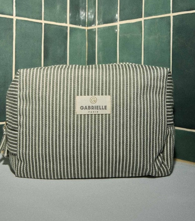 Trousse de toilette - Rayures - Quartz