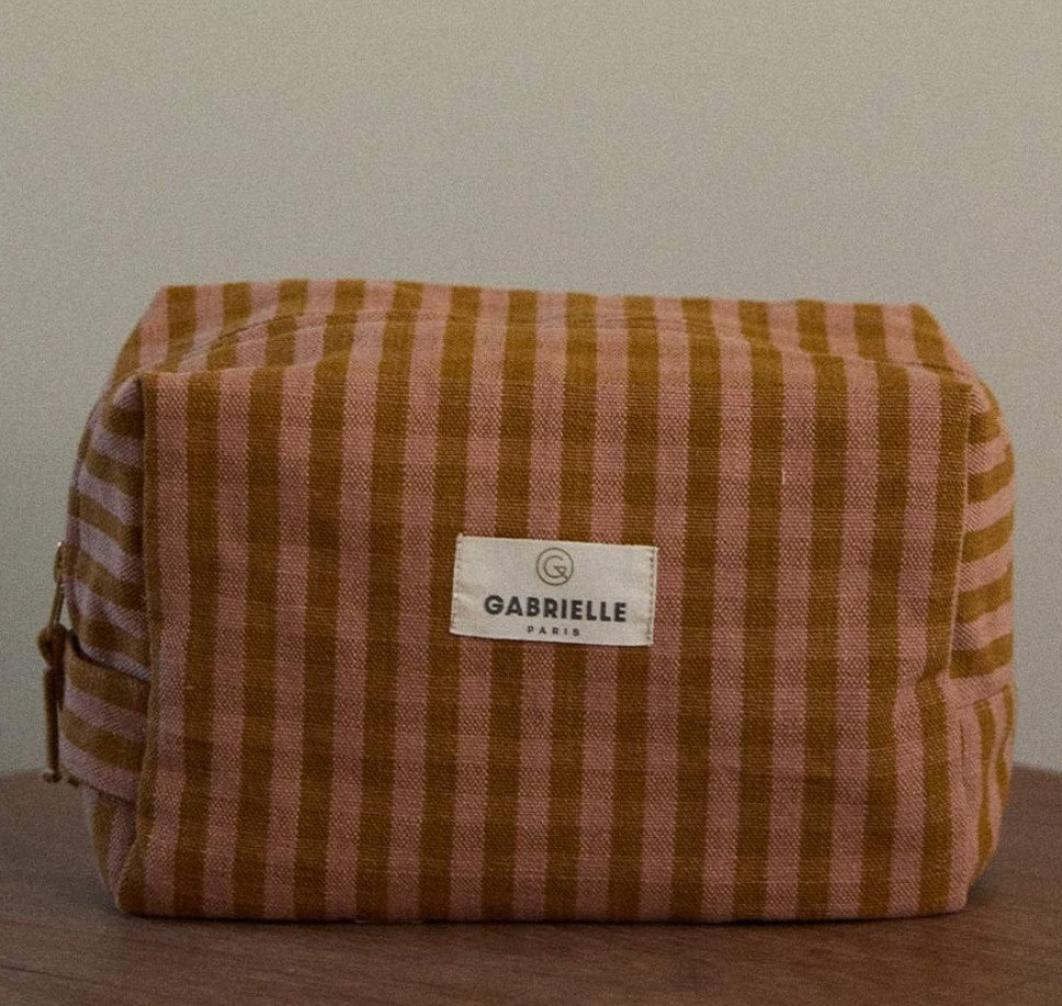 Trousse de toilette - Vichy - Glaise