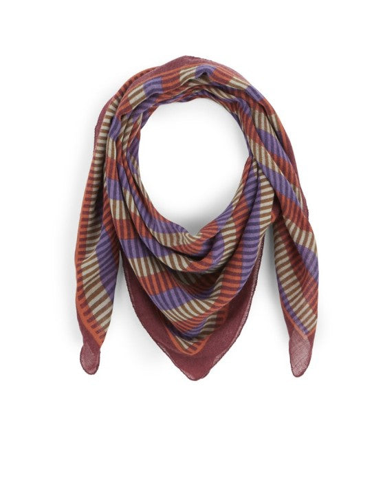 Foulard en laine - Opale Bordeaux