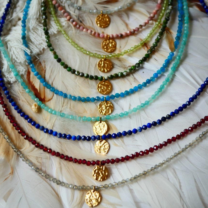Collier - Mireille - Aigue Marine
