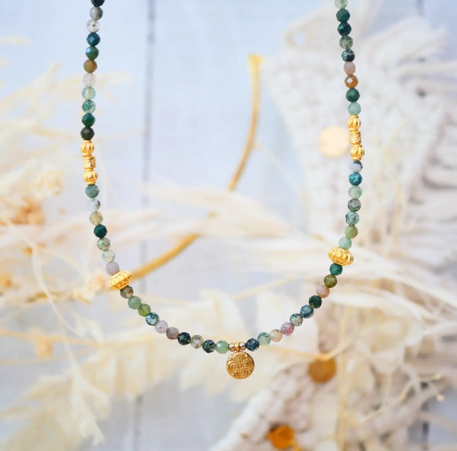 Collier - Punky - Agate Indienne
