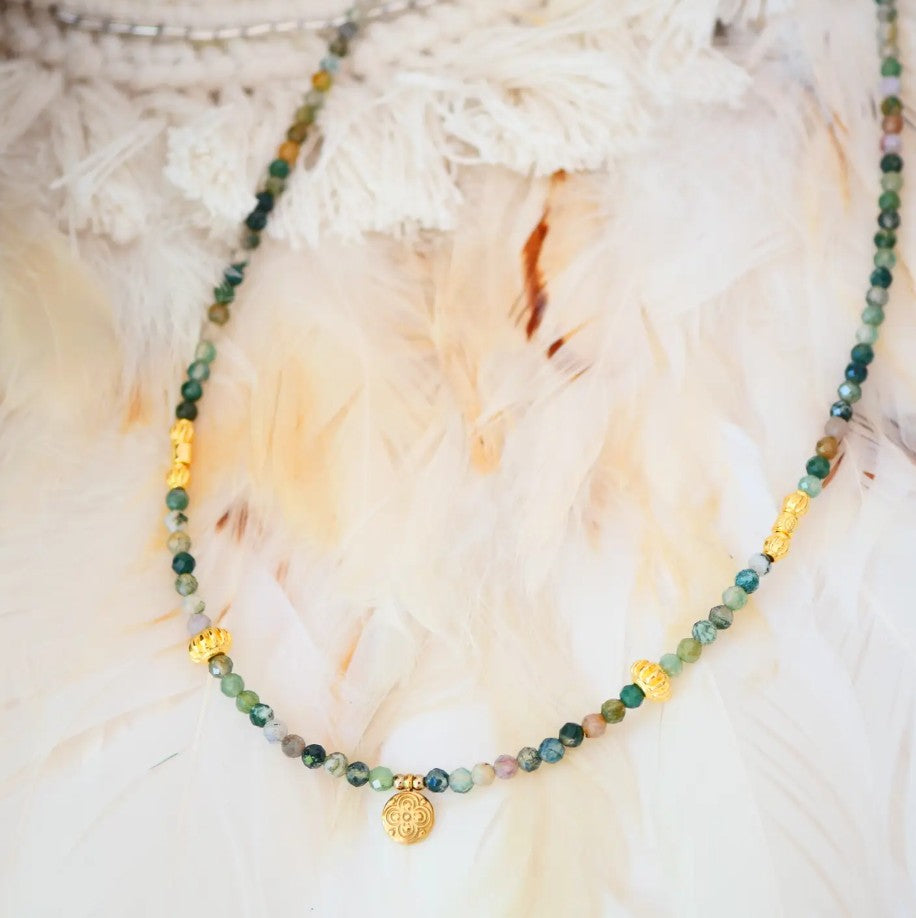 Collier - Punky - Agate Indienne