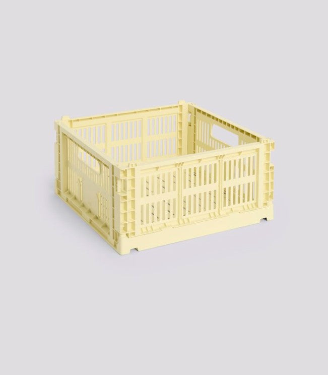 Colour Crate Medium Square - Light Yellow
