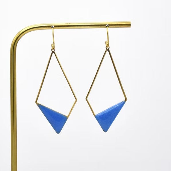 Boucles d'oreilles Kiak - Bleu clair