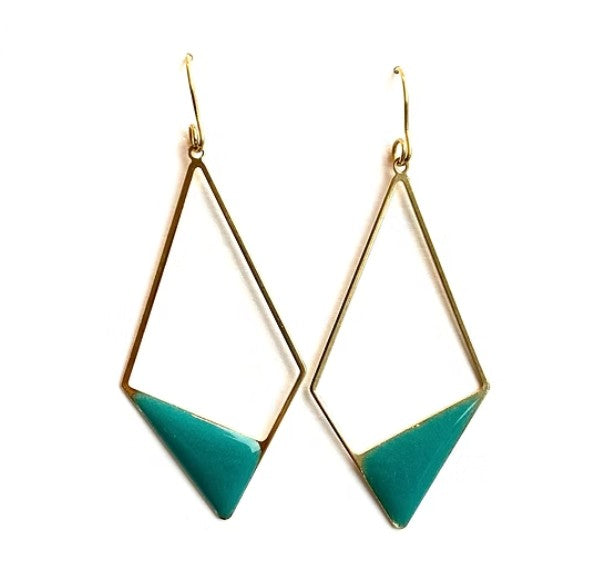Boucles d'oreilles Kiak - Turquoise