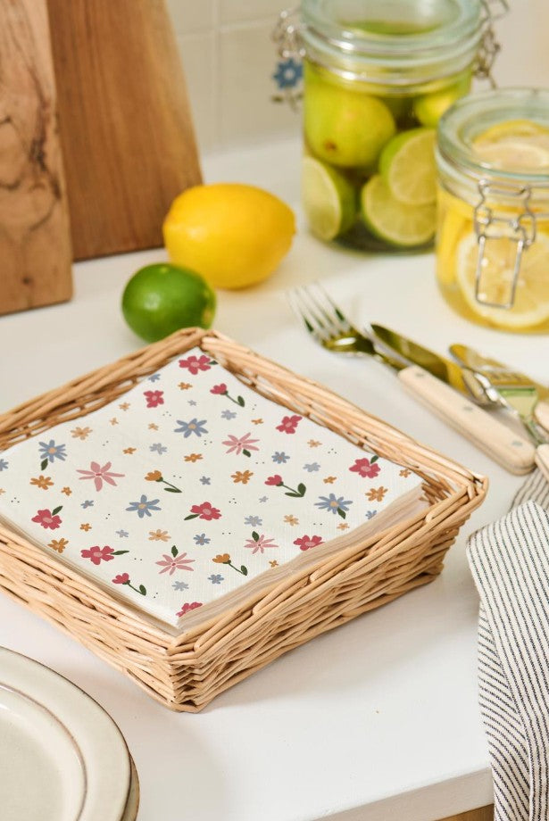 Serviettes en papier - Flower delight - 20 pces - 95867-00