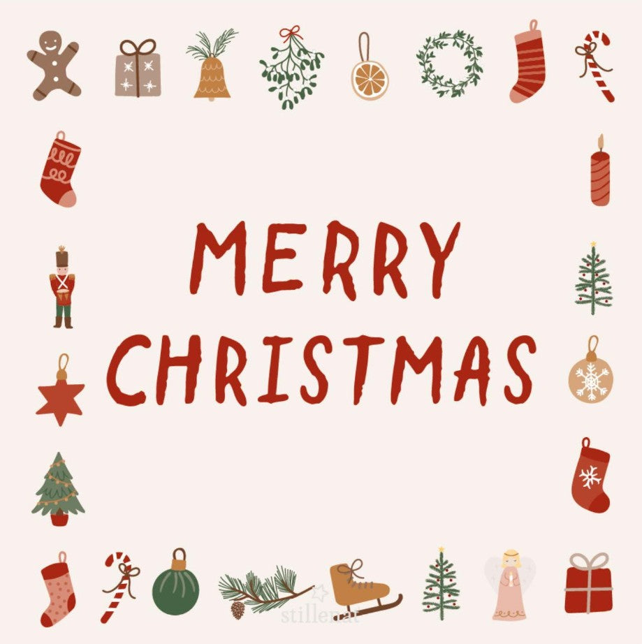 Serviettes en papier - Merry christmas motifs - 20 pces - 95908-00