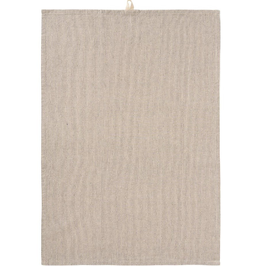 Tea Towel Lina - Natural and thin black stripes - 66247-24