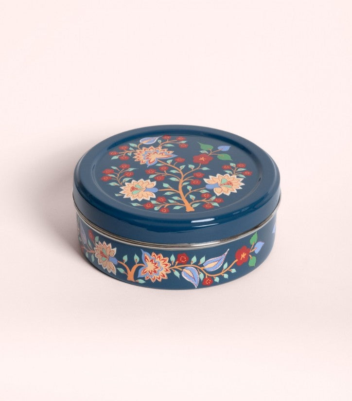 Boîte ronde en inox - Chintz