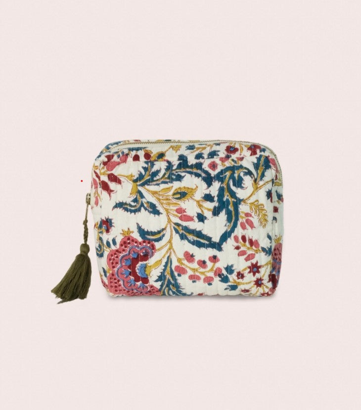 Grande trousse matelassée - Archana - Pin