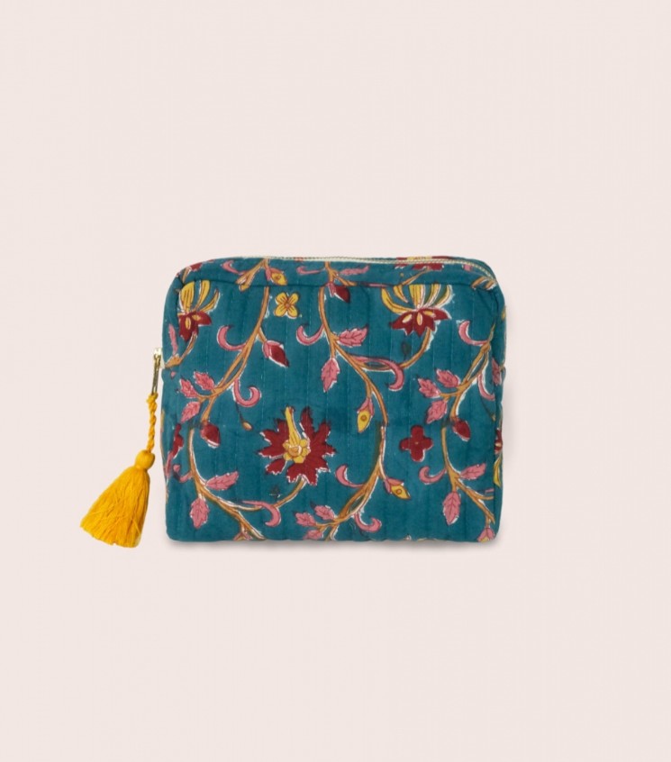 Grande trousse matelassée - Dinty - Pin