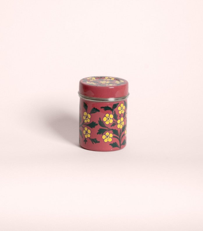 Petite boîte à thé en inox - Daisy