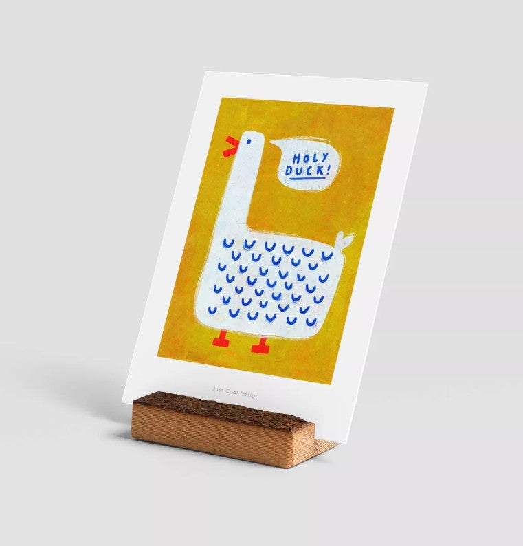 Carte postale avec enveloppe - Holy Duck