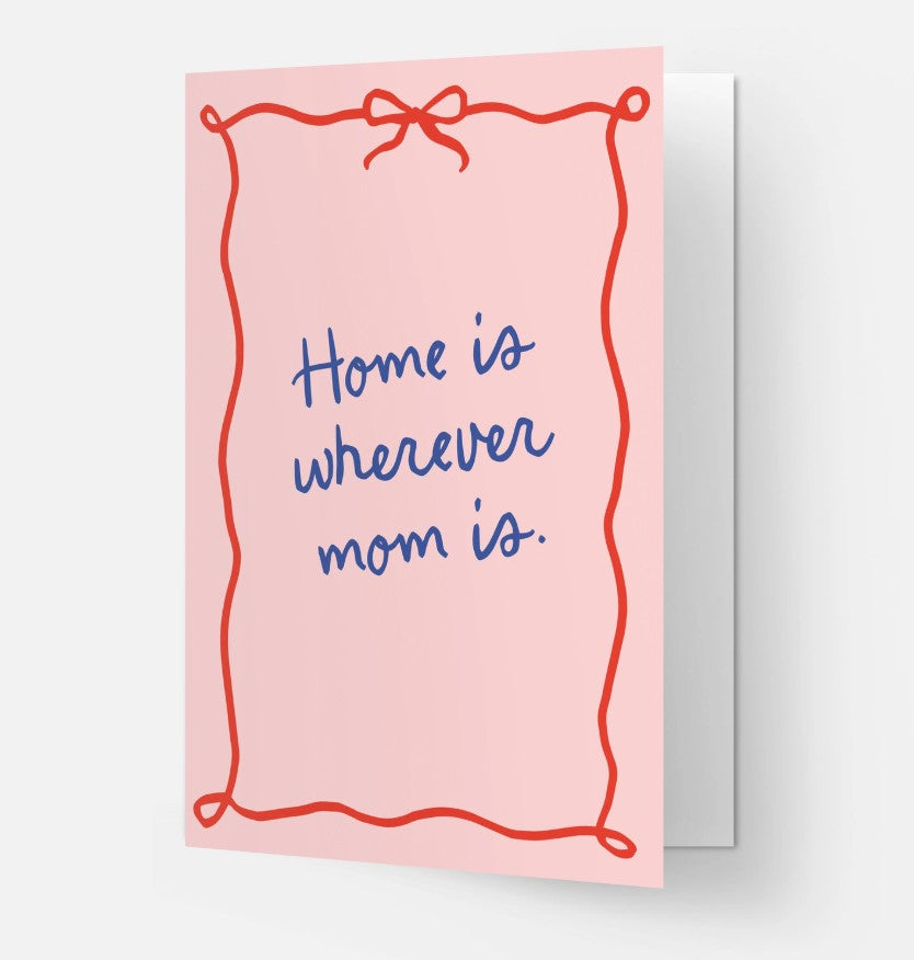 Kaart blanche - carte postale - Mom Home