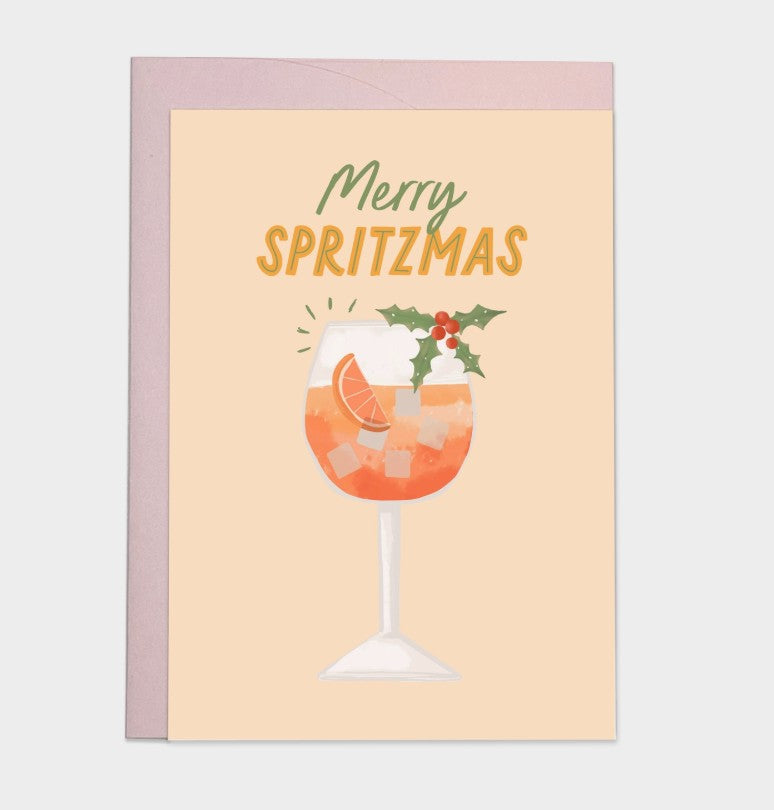 Kaart blanche - carte postale - Merry Spritzmass
