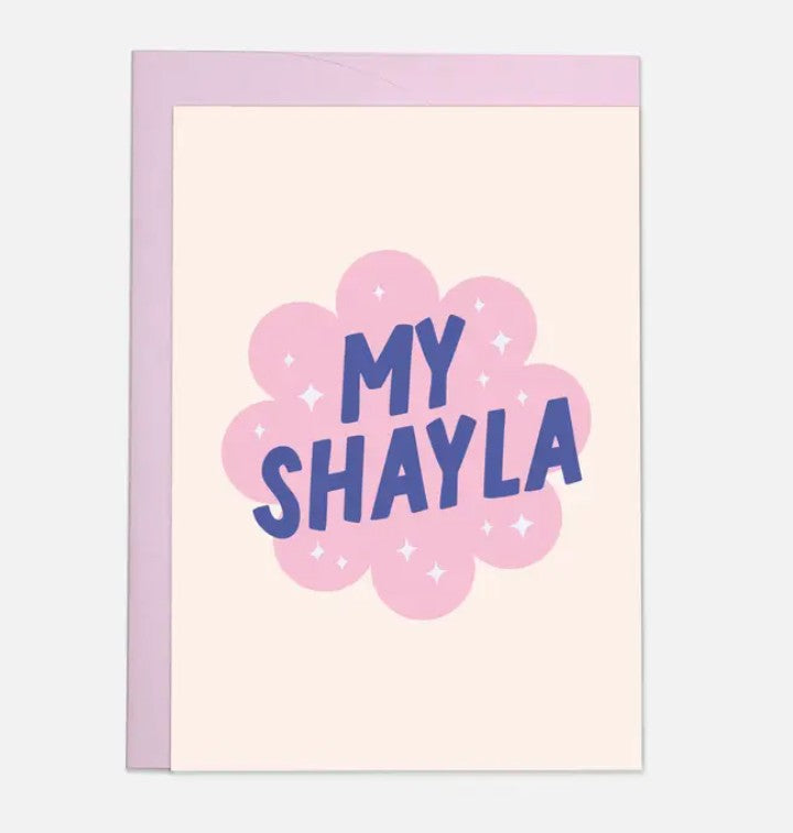 Kaart blanche - carte postale - My Shayla