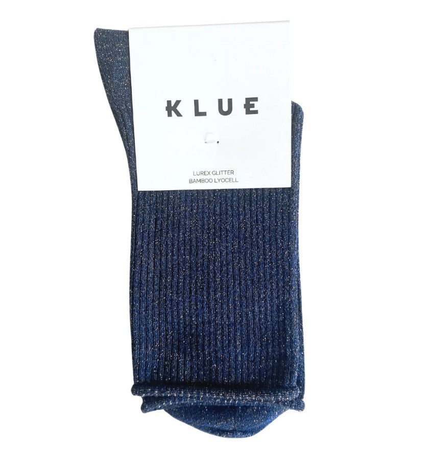 Chaussettes glitter - Bleu