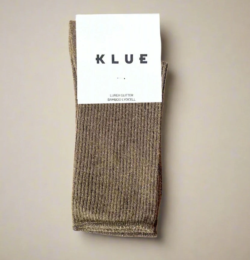 Chaussettes glitter - Caramel