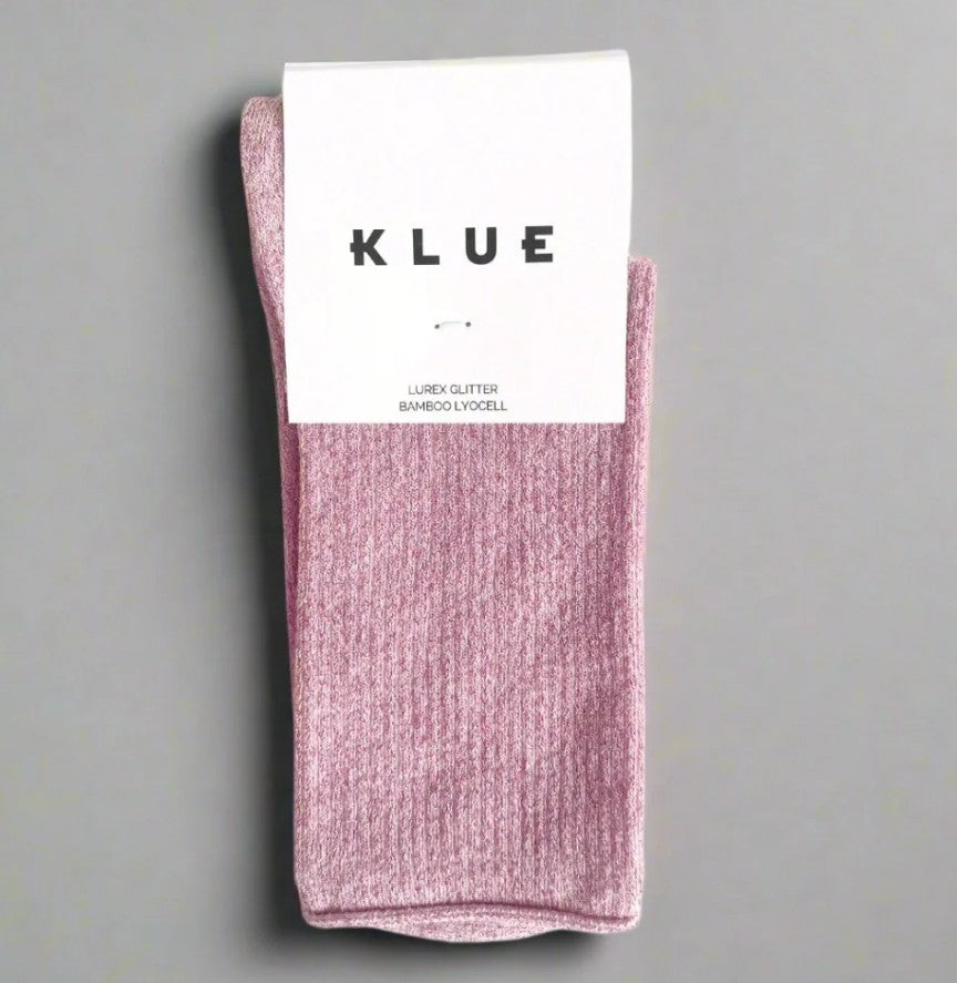 Chaussettes glitter - Rose