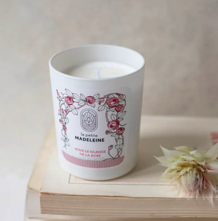 Bougie Parfumée 180g - Sous le silence de la rose