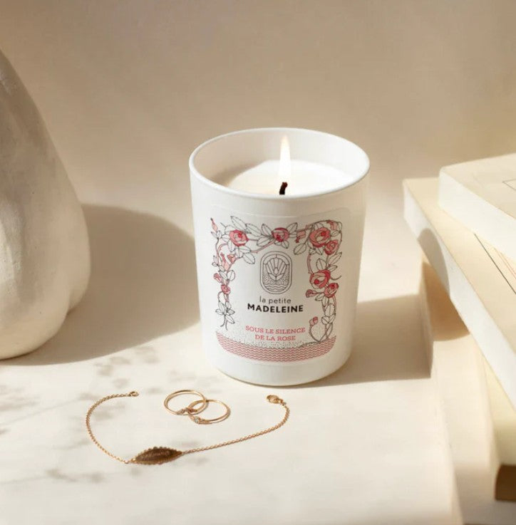 Bougie Parfumée 180g - Sous le silence de la rose