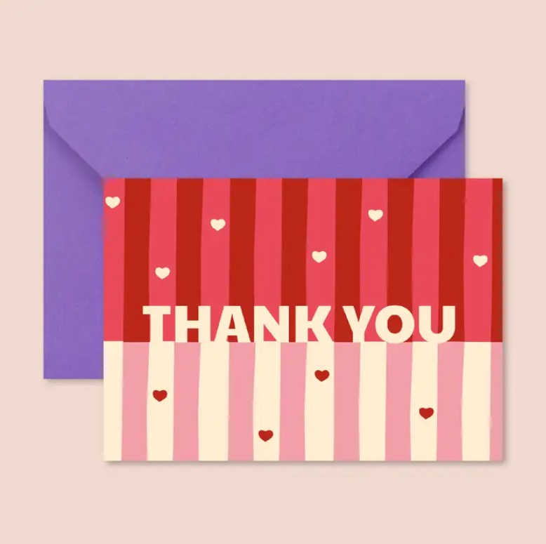 Carte avec enveloppe - Thank you