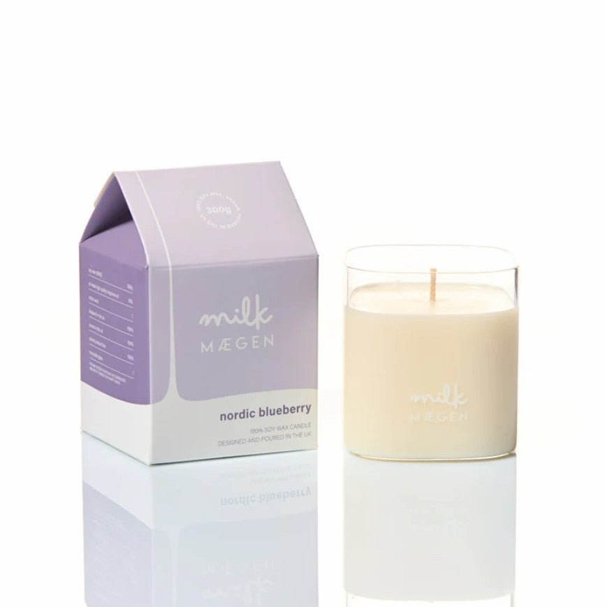 Bougie Milkshake 300ml - Nordic blueberry