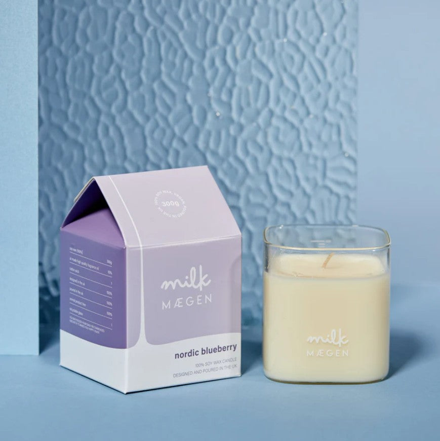 Bougie Milkshake 300ml - Nordic blueberry