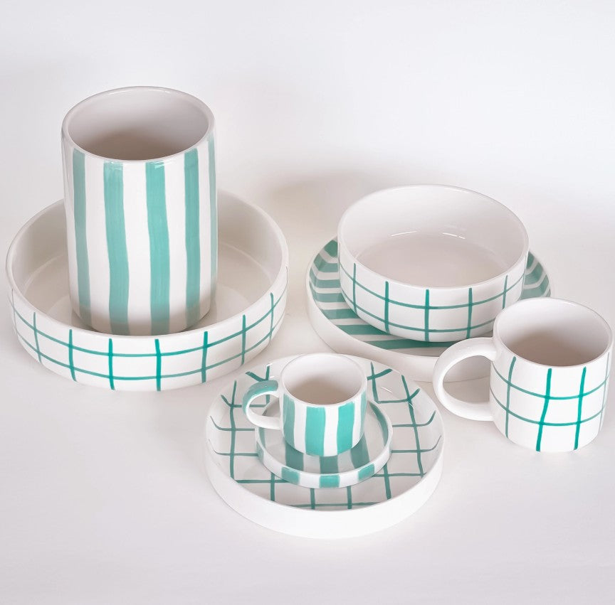 Mug Stripes - Amalfi Menthe