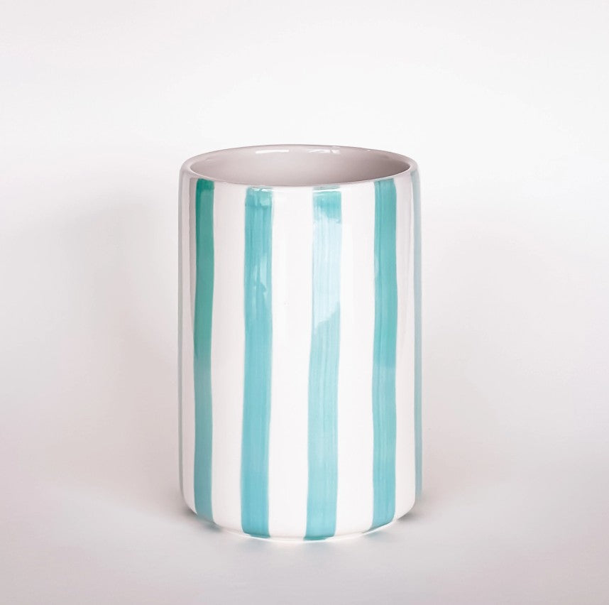 Vase Stripes - Amalfi Menthe