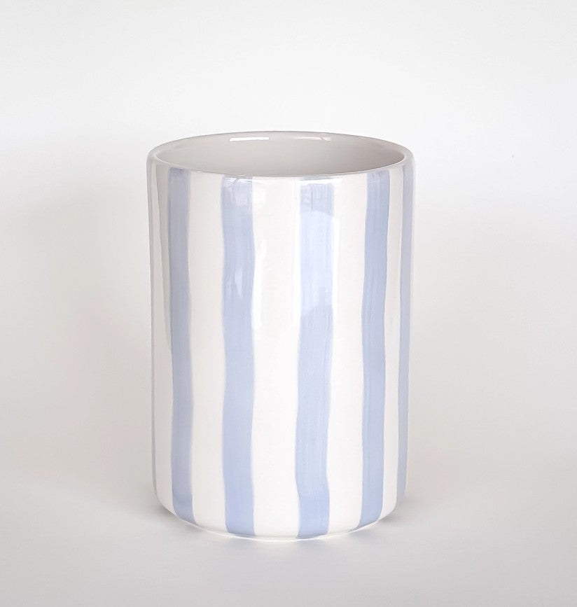 Vase Stripes - Morning Azzurro