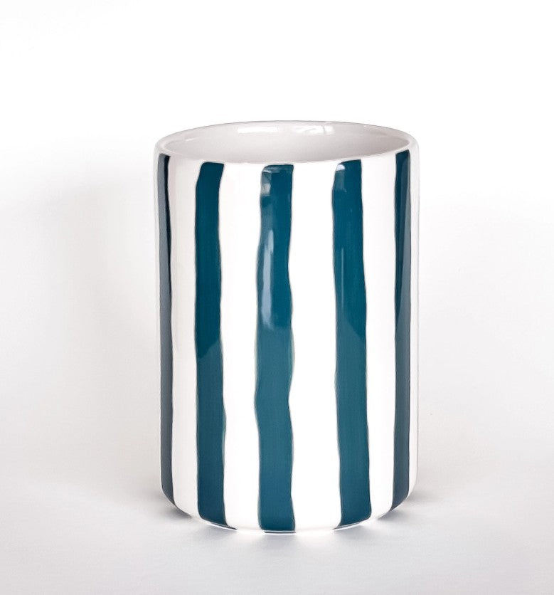 Vase Stripes - Vert Doux